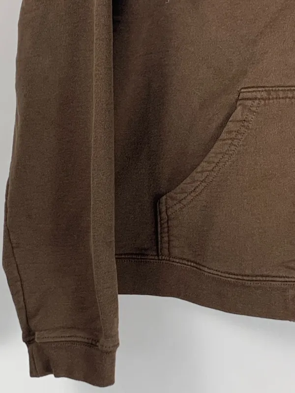 Harley Davidson Womens Hoodie Brown Full Zip Ocean State Warwick RI Cotton Blend - Image 11