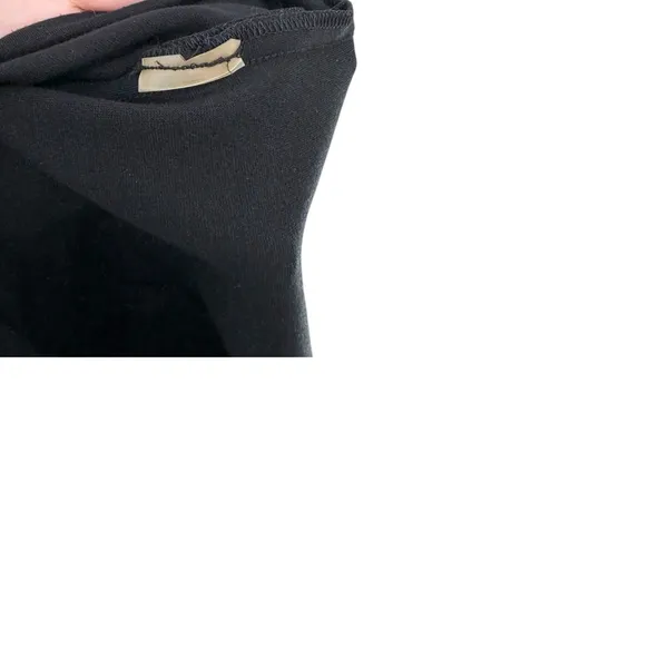 Alice + Olivia Black Nude Lace Cowl Neck Open Back Cocktail Dress Size 4 - Image 9