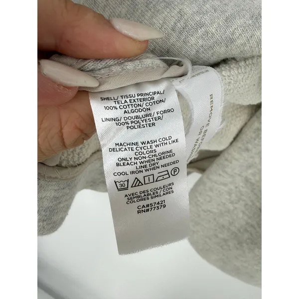 Ann Taylor Knit Blazer Jacket Gray Heather Cotton One Button Roll Tab Sleeve 6 - Image 7