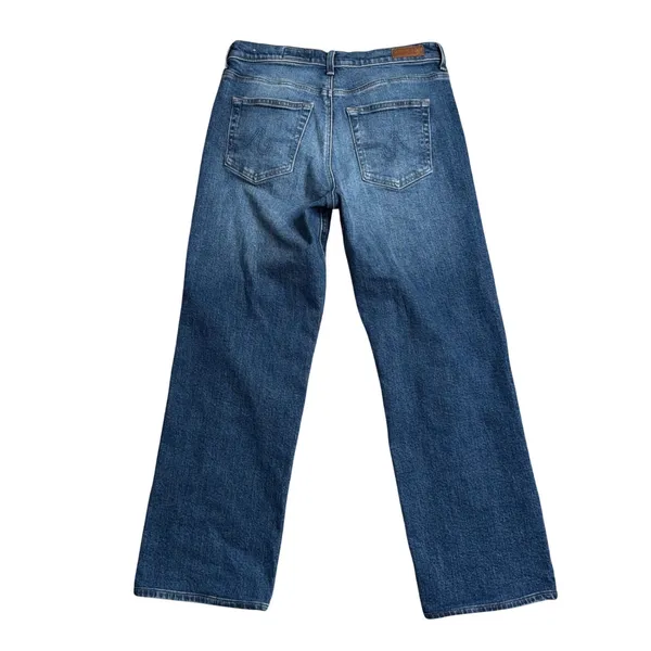 AG Brinley Mid-Rise Straight Jeans Womens 30 Blue Excellent Medium Wash Denim - Image 5