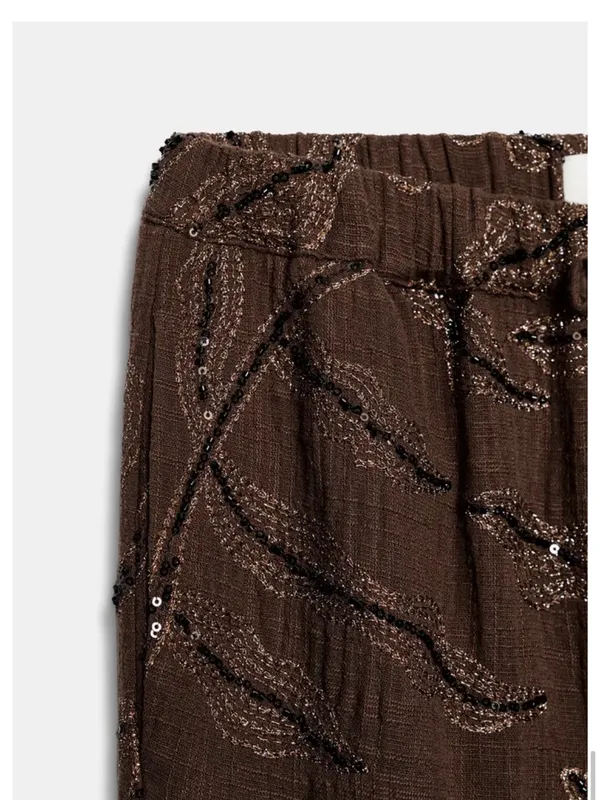 Zara sequin balloon pants. - Image 6