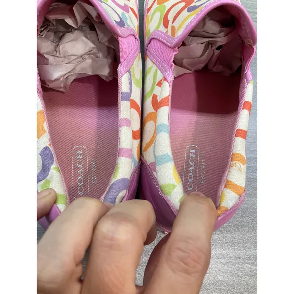 COACH BEALE MULTICOLOR C LOGO MONOGRAM SLIP ON SNEAKER - Image 2