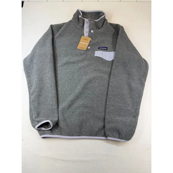 Patagonia Synchilla Lightweight Snap-T Fleece Pullover Nickel Purple Size XL NWT - Image 2