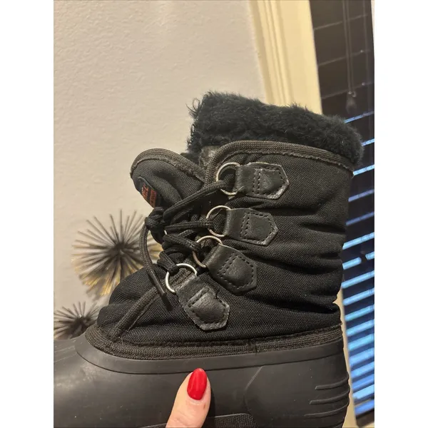 Sorel Women's Kaufman Canada Rubber Nylon Winter Felt Lined Snow Boots‎ Size 10 - Image 9