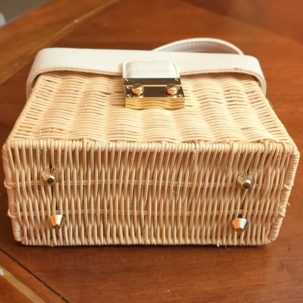 Zara Weaved Mini Bag - Image 6