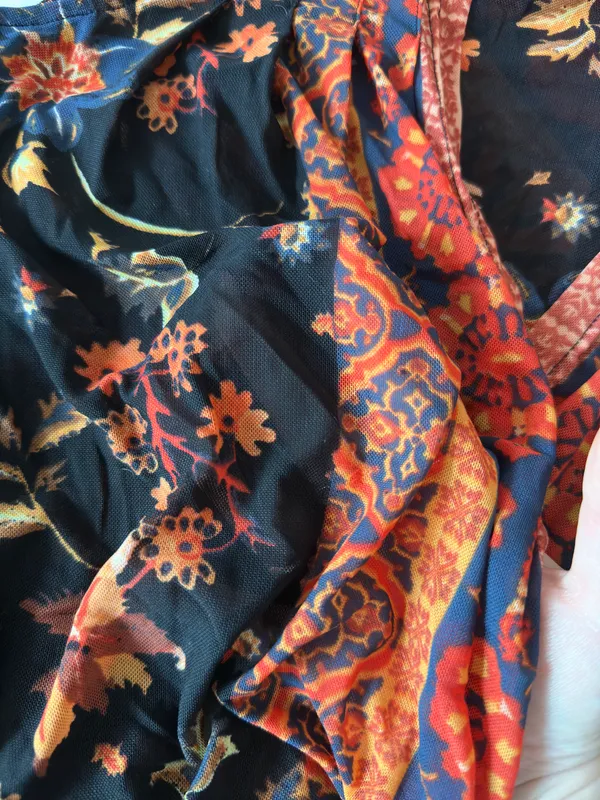 Free People Havana Black Floral Top - Image 6