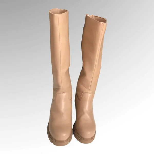 Women's Tanggo Caramel PU Fashion Boot US 9.5 Nwob - Image 12