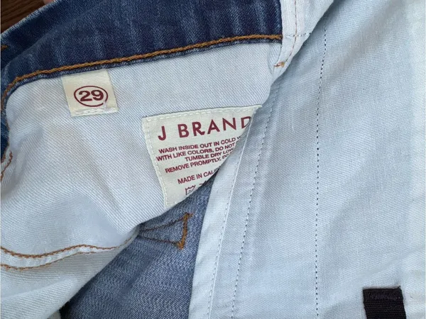 J. Brand Medium Wash Wide Leg Flare Trouser Jeans - Image 3