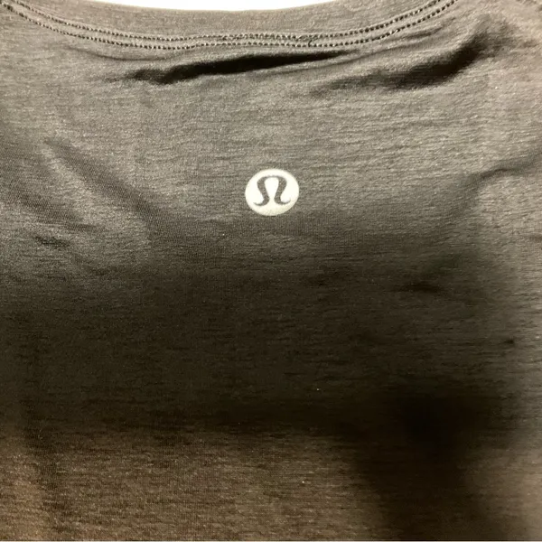 Lululemon Open Up Tie Back Tee Black Women Sz S/M - Image 10