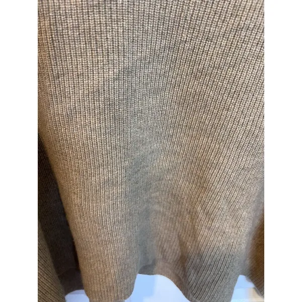 M.M. LaFleur Sophie 100% Cashmere Sweater XL Deep Flax Knit V-Neck Bell Sleeve - Image 7