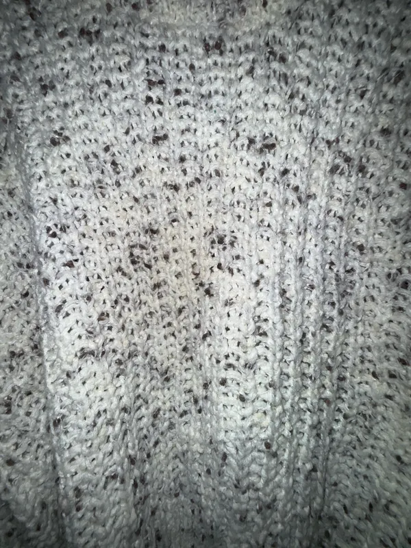 Garage Knitted Off White Speckled Sweater Size M - Image 3