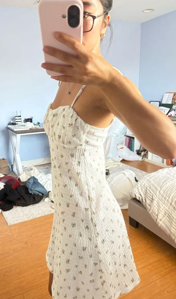 H&M Floral Mini Dress - Image 4