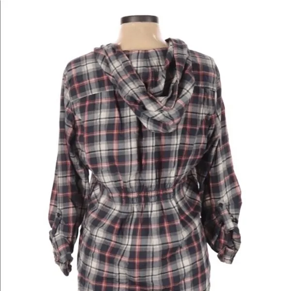 Sonoma size large plaid hooded top - Image 2