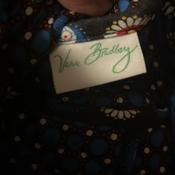Vera Bradley Tote 14 x 10 blue women's handbag - Image 9