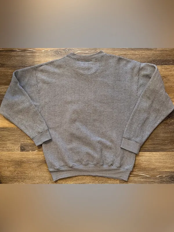 Riddell San Francisco 49ers Houndstooth Crewneck Sweatshirt NFL Gray Black White - Image 4