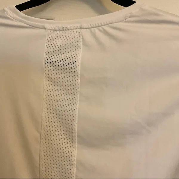 NWT Adidas Women’s Mesh-Back Performance Tee – White - Image 7