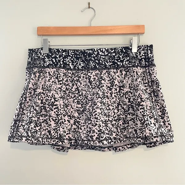 Lululemon Pace Rival Skirt Chirakasu Alpine White/Chirasu Black 10 - Image 5
