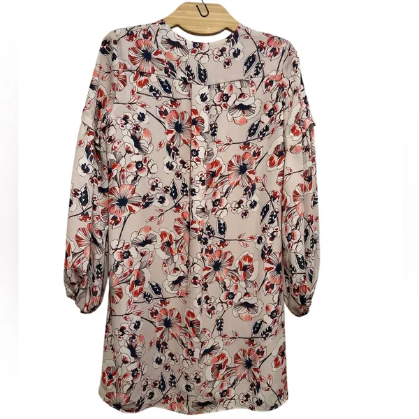 Parker Floral Pullover Long Sleeve Mini Dress Xs - Image 3