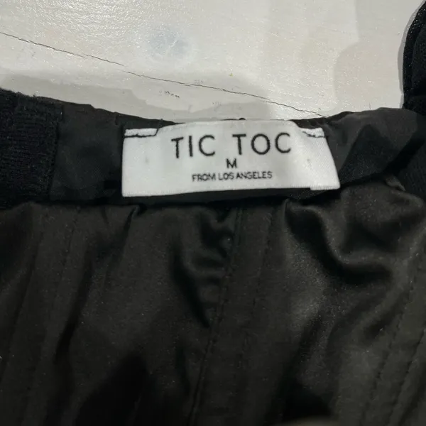 Tic Toc Black Corset with‎ see through thick straps size M - Image 3