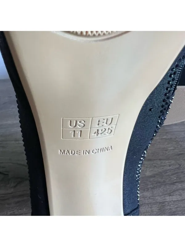 Hdeulolm Women's Crystal Stiletto Platform Sandal Shoe Boot Size 11 #B1491 - Image 9