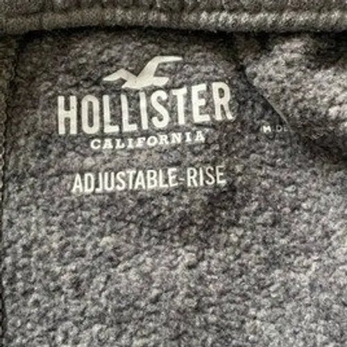 Hollister Adjustable Rise Gray Fleece Jogger Sweatpants Women's XS‎ Inseam 27 - Image 2
