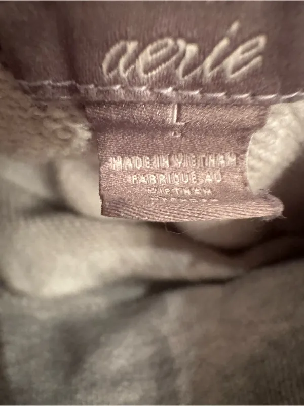 Aerie Gray Oversized Cowl Neck Tunic Sweatshirt with Pockets - Size L (EUC) - Image 3