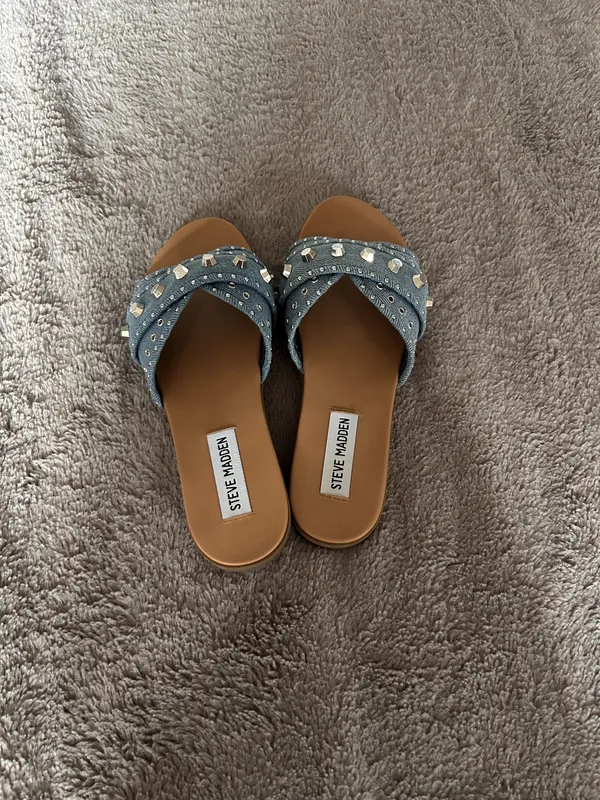 Steve Madden Kayra Denim slides - Image 2
