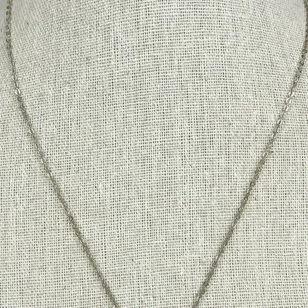 Claire’s Rhinestone Cat Kitten Pendant Charm Silver Tone Chain Link Necklace - Image 6