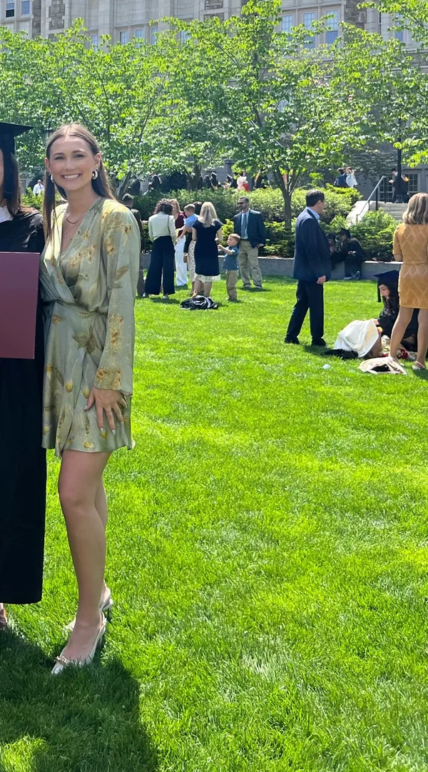 ZARA Satin Wrap Dress - Image 2