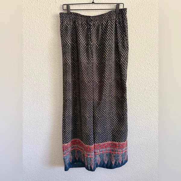 Lauren Ralph Lauren Geometric Wide Leg Pants‎ Size 12 Petite - Image 2