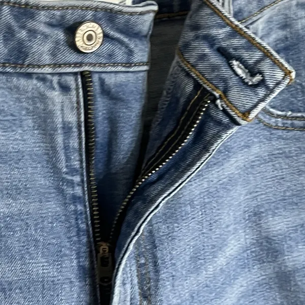 Abercrombie Fitch The Mom High Rise Jeans‎ Curve Love 28 6S Distressed - Image 8