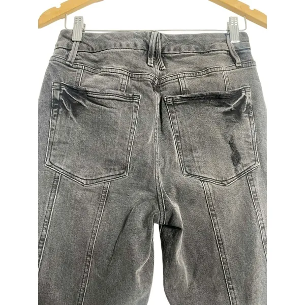 Good American Size 10 30 Jeans Distressed Denim - Image 6
