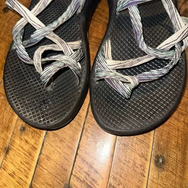 Chaco purple double strap orthotic arch support gorpcore 8 sandals - Image 5