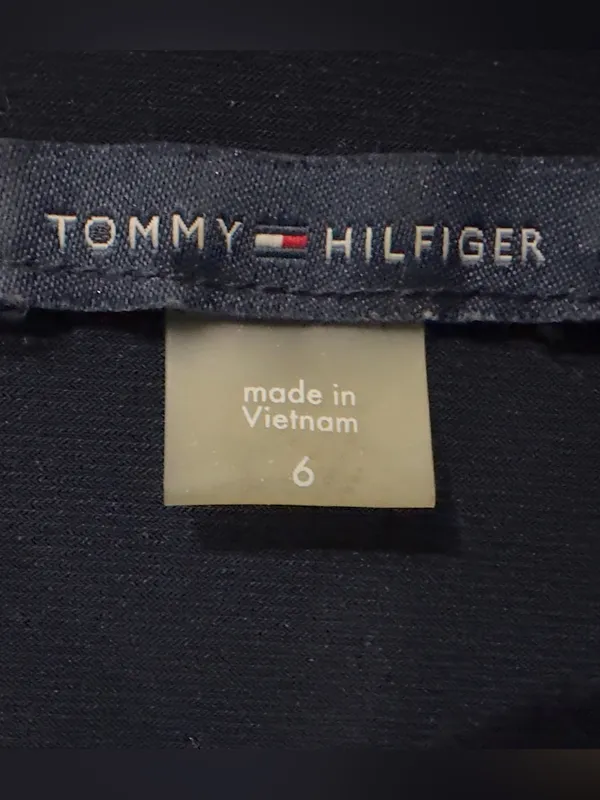 Tommy Hilfiger | NWOT Navy Cream Floral Print Sleeveless Shift Dress (Size 6) - Image 10