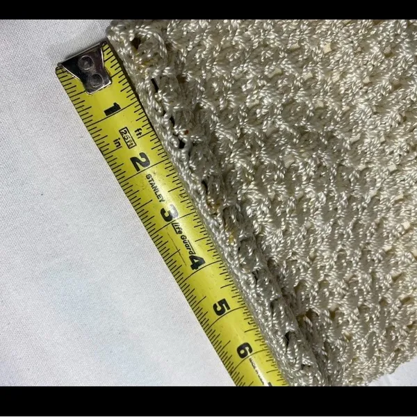 The Sak Crochet Crossbody Bag Cream Ivory Woven Knit Boho Small Purse - Image 3