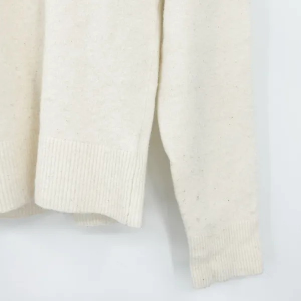 Athleta Womens Hawthorn Extra Fine Merino Wool Blend Crewneck Sweater XS Dove‎ - Image 2