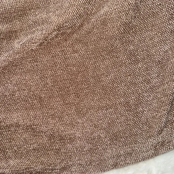 Umgee Womens Brown Textured Knit Dolman Sleeve Oversized Top‎ Size L - Image 5