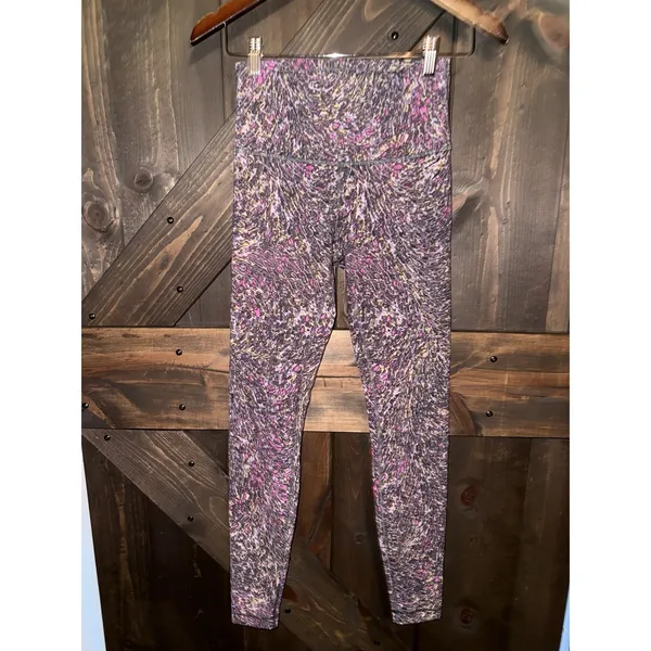 Lululemon Leggings Wunder Train HR Tight Everlux Size 6 Topography Multi - Image 2