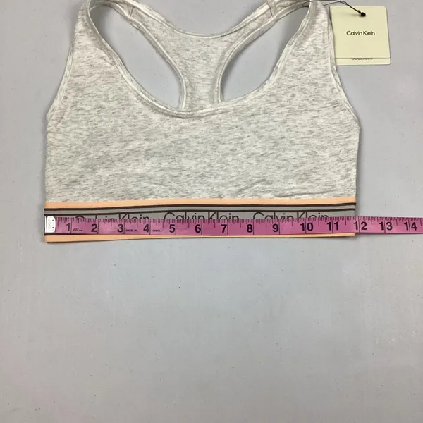 Calvin Klein Icon Cotton modal Stripe unlined bralette Medium NEW! - Image 7