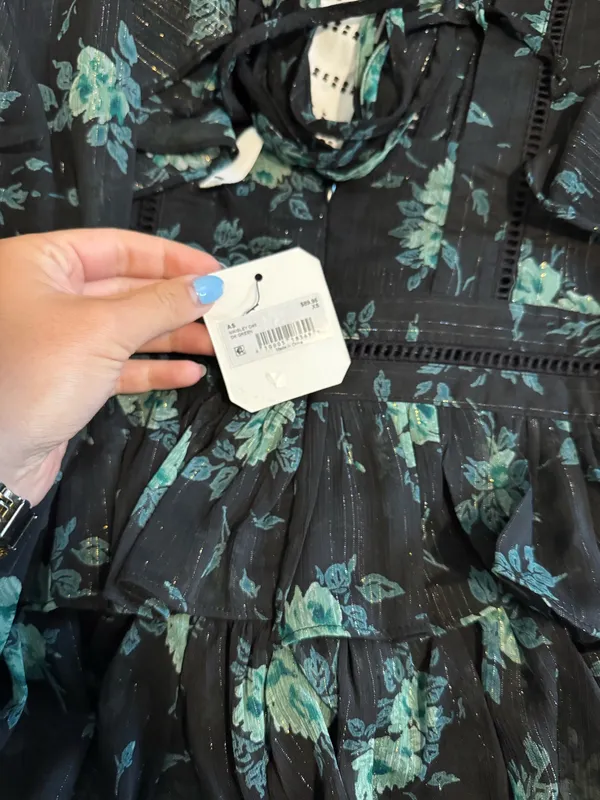 Altar'd State Long Sleeve Floral Dress XS - Image 3