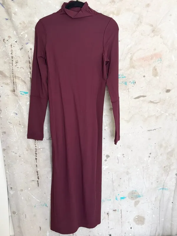 Lululemon Its Rulu Mock Neck Dress, Garnet - Image 4