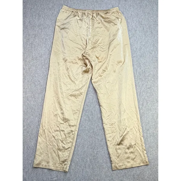 Vintage Christian Dior Pajama Set Women L Gold Luxury Old Money Loungewear Fair - Image 15