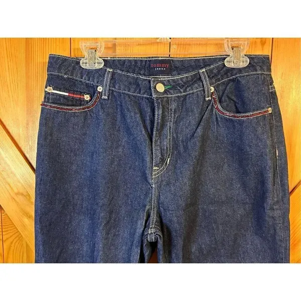 Vintage Tommy Hilfiger Sassy Hipster Flare Jeans Size 13/30 Y2K 2000 (4607) - Image 3