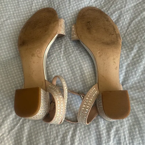 Maripé Women's Tan and Silver dress Sandals - Image 4