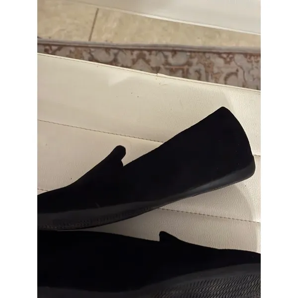 Baretraps Womens Black Suede‎ Memory Foam Slip On Loafers Flats Shoes - Image 4