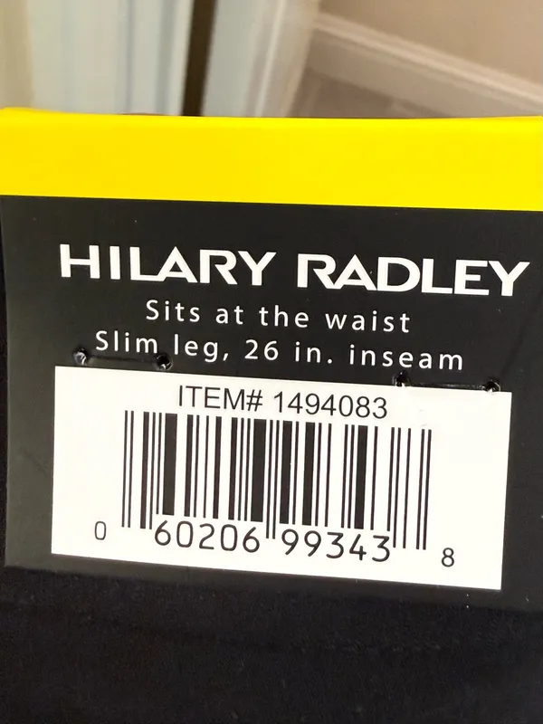 Hilary Radley Black Ankle-Length Tummy Control Pants - Image 9