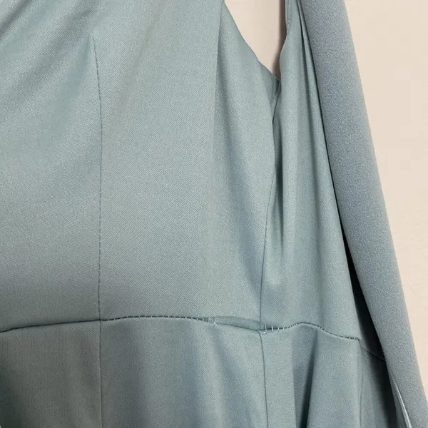 Lulus‎ Melora Slate Blue Sleeveless Maxi Dress V Neck Gown Size S - Image 13