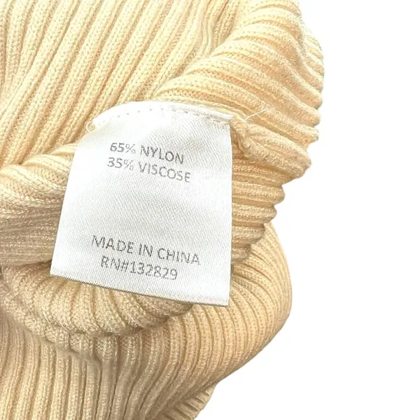 Camila Coelho Dahlia Skirt Midi Sweater Knit Stretch‎ Ivory Cream Size Small - Image 8