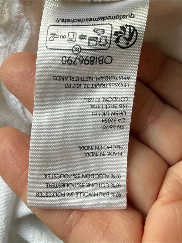 We The Free White Ribbed Crew Neck Long Sleeve Thermal - Image 12