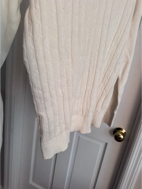 Cable Knit Sweater - Image 5